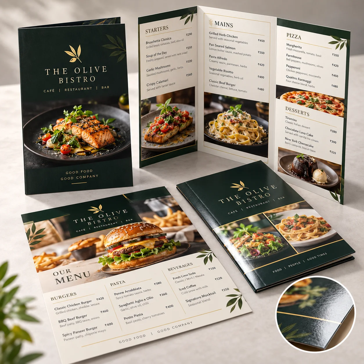 Restaurant Menu Card